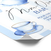 Tea party baby shower Momosa bar Poster (Hoek)