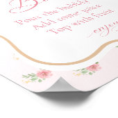 Tea Party Baby shower Momosa Bar Poster (Hoek)