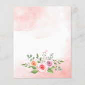 Tea party baby shower teddy mok budget nodigt uit (Achterkant)