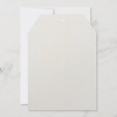 Tea Party Baby shower uitnodiging (Achterkant)