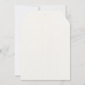 Tea Party Baby shower uitnodiging (Achterkant)