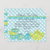 Tea Party Bedotted Kaart (Voorkant / Achterkant)
