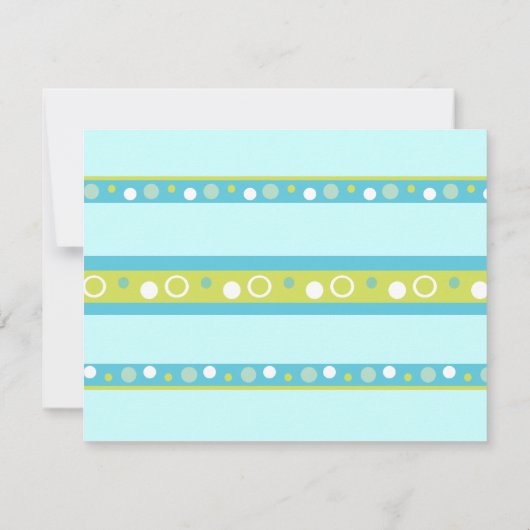 Tea Party Bedotted Kaart (Achterkant)