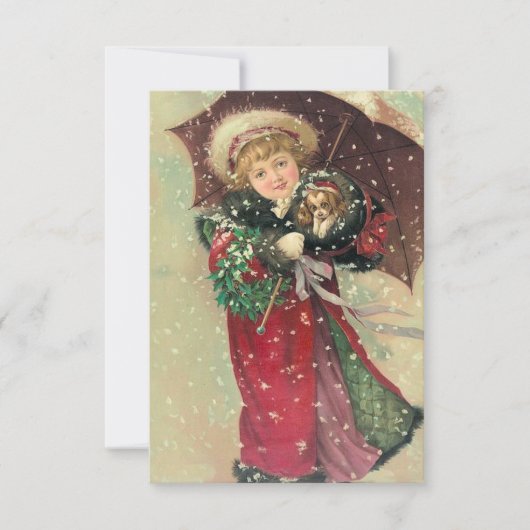 Tea Party bij oma's huis voor Kerstmis Kaart (Voorkant)