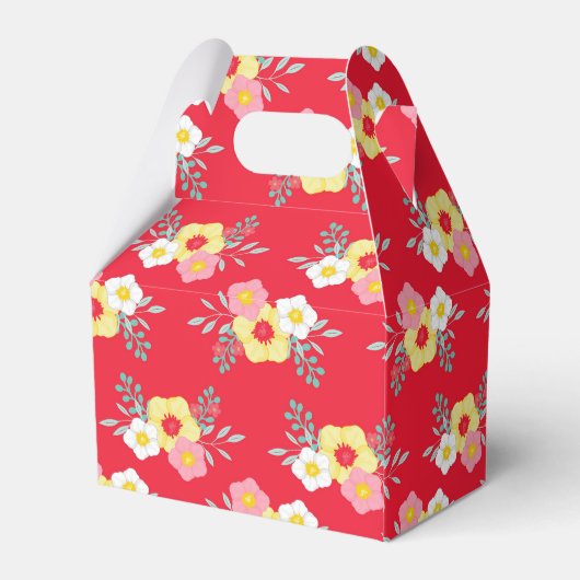 Tea Party Birthday Bedankdoosjes (Achterkant)