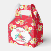 Tea Party Birthday Bedankdoosjes (Voorkant Zijde)