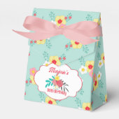 Tea Party Birthday Bedankdoosjes (Voorkant Zijde)