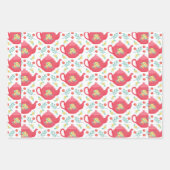 Tea Party Birthday Inpakpapier Vel (Voorkant 2)