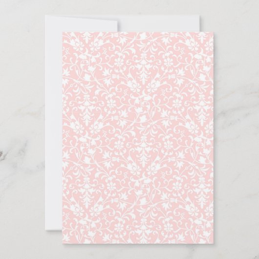 Tea Party Birthday Invitation Kaart (Achterkant)