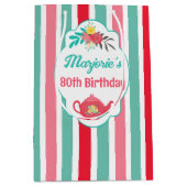 Tea Party Birthday Medium Cadeauzakje (Voorkant)