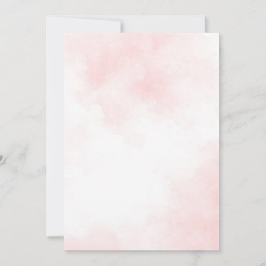 Tea Party Birthday nodigt Kaart (Achterkant)