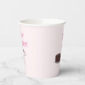 Tea Party Birthday Papieren Bekers (Links)