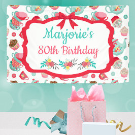 Tea Party Birthday Spandoek