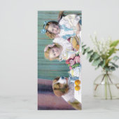  Tea Party Bladwijzer Menu (Staand voorkant)