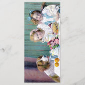  Tea Party Bladwijzer Menu (Voorkant)