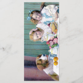  Tea Party Bladwijzer Menu