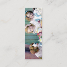  Tea Party Bladwijzer Mini Visitekaartje