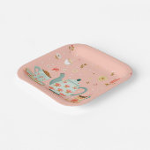 Tea Party Borden Decoraties Papieren Bordje (Gebogen)