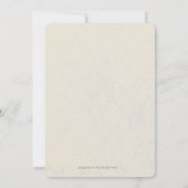 Tea Party Bridal Birthday  Floral Tea Set Kaart (Achterkant)