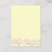 Tea Party Bridal Registry Kaart (Achterkant)