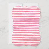 Tea Party Bridal Shower Invitation Kaart (Achterkant)