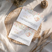 Tea Party Bridal Shower Thank You Card Bedankkaart