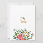 Tea Party Bridal Uitnodiging (Achterkant)