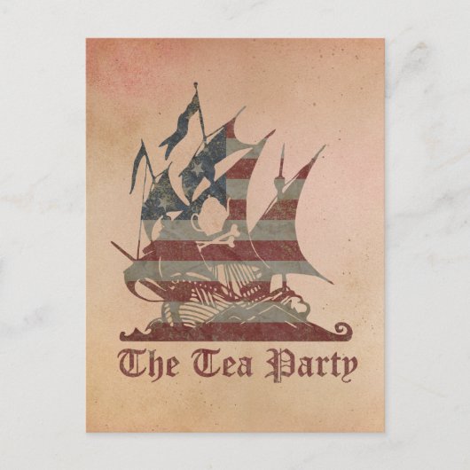 Tea Party Briefkaart (Voorkant)