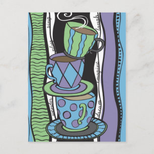 Tea Party Briefkaart