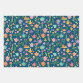 Tea Party Bruids Pasen Lente Bloemen Kleurrijk Inpakpapier Vel (Voorkant)