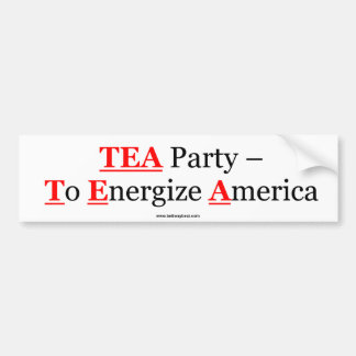 TEA Party - Bumpersticker