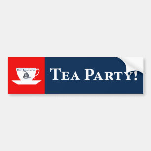 Tea Party. Bumpersticker