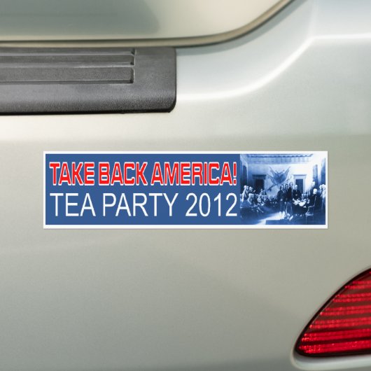 Tea Party Bumpersticker (Op auto)