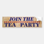 Tea Party Bumpersticker (Voorkant)