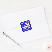 Tea Party Bumpersticker Ronde Sticker (Envelop)