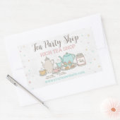 Tea Party Business High Tea Sticker Label (Envelop)