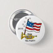 TEA PARTY BUTTON (Voorkant /achterkant)