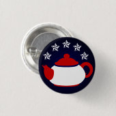 Tea Party Button (Voorkant /achterkant)