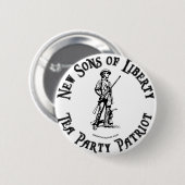 Tea Party Button (Voorkant /achterkant)