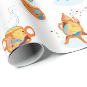 Tea-party. Cadeaupapier (Rol Hoek)