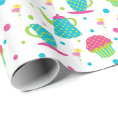 Tea Party Cadeaupapier (Rol Hoek)