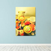 Tea Party Canvas Afdruk (Insitu (Houten vloer))