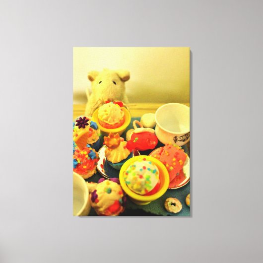 Tea Party Canvas Afdruk (Voorkant)