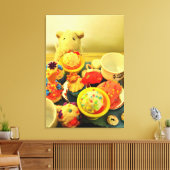 Tea Party Canvas Afdruk (Insitu (Woonkamer))