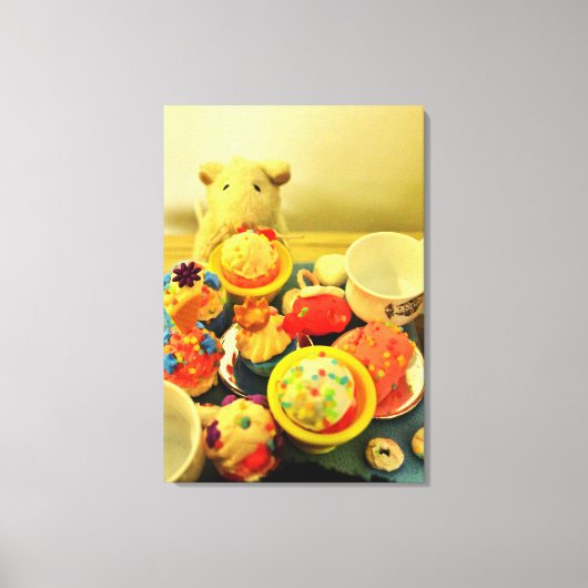 Tea Party Canvas Afdruk (Voorkant)