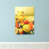 Tea Party Canvas Afdruk (Insitu (Houten vloer))