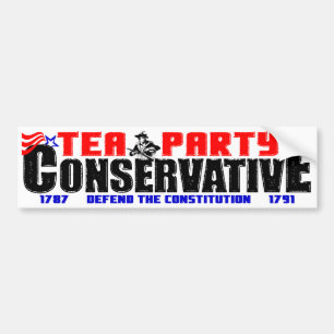 Tea Party Conservative Bumpersticker