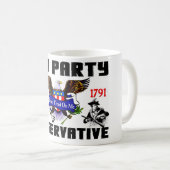 Tea Party Conservative Koffiemok (Voorkant rechts)