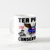 Tea Party Conservative Koffiemok (Voorkant links)