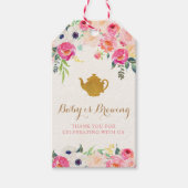 Tea Party Dank u Labels Cadeaulabel (Voorkant)